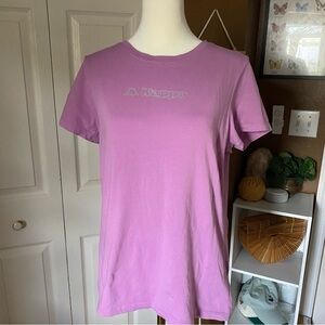 Kappa Women's Lavender Short Sleeve Tee with Silver Logo / Size Women’s L